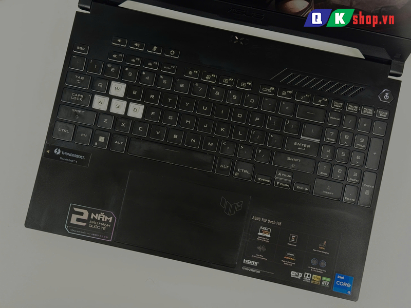 Laptop Asus Gaming TUF Dash F15 FX517ZC Core i5 12450H / Ram 16GB / SSD 512GB / 15.6″FHD / RTX 3050 4GB